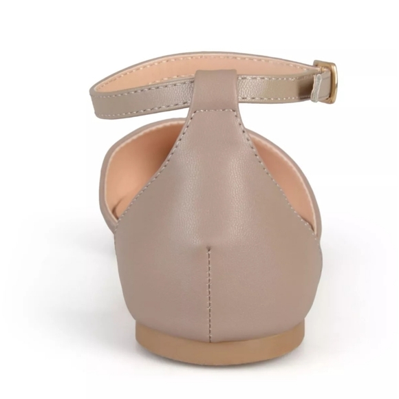 Journee Collection Reba Flat Taupe -7.5 - Picture 3 of 9